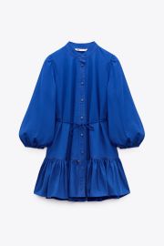 Zara Ruffled Shirt Dress at Zara